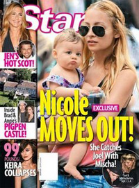 Nicole Richie con la piccola Harlow sulla copertina di Star Magazine